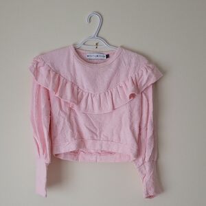 Rightful Owner Women's Pink Terrycloth Sweatshirt- Size XS- New!